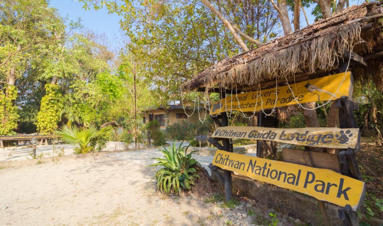 Chitwan Gaida Lodge - Animal Lovers & Birdwatchers Paradise Sauraha Dış mekan fotoğraf